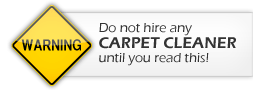Carpet Cleaning Scam