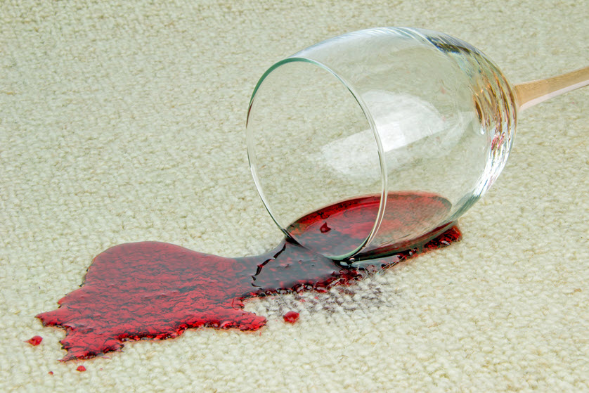 Wine Spills Carpet Cleaning
